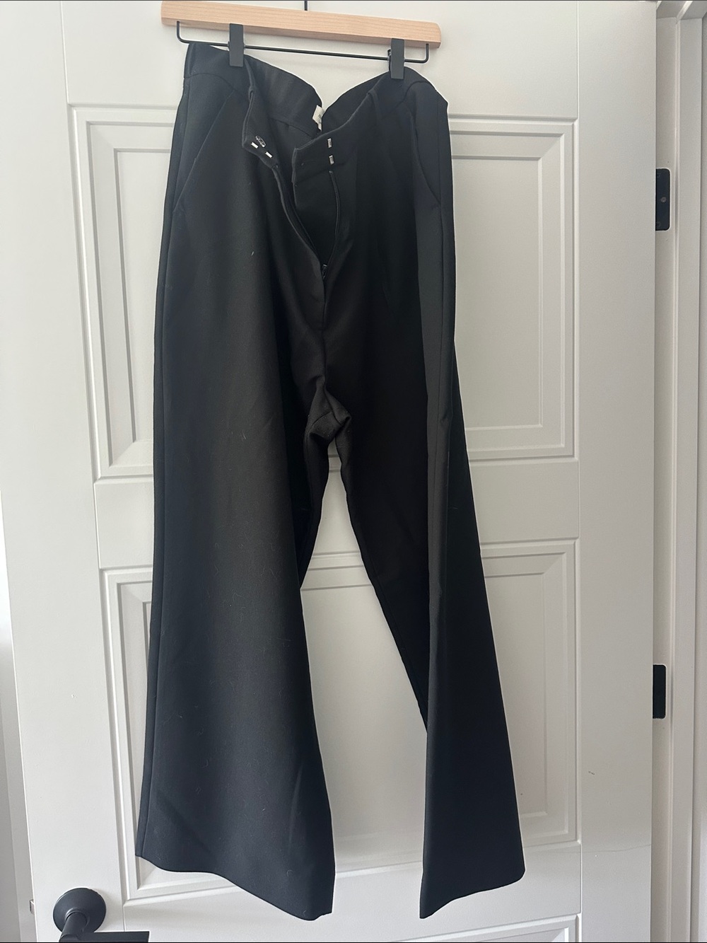 Curve Love A&F Sloane Tailored Wide Leg Pant